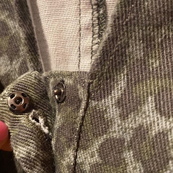 Marissa Webb Collective Green Leopard Dress Size 6 - Picture 7 of 7